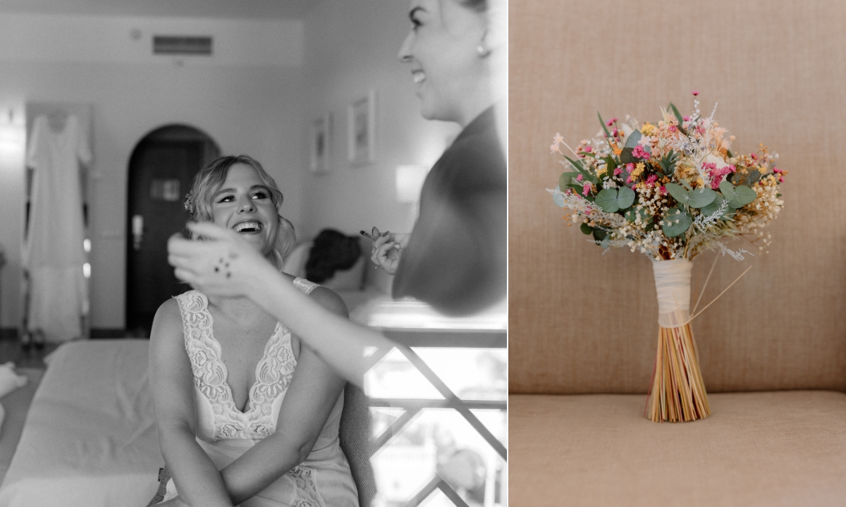 Fotografia de boda en La Manga Boda en el Parador del Mar Menor