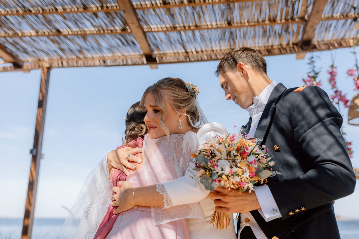 Fotografia de boda en La Manga Boda en el Parador del Mar Menor