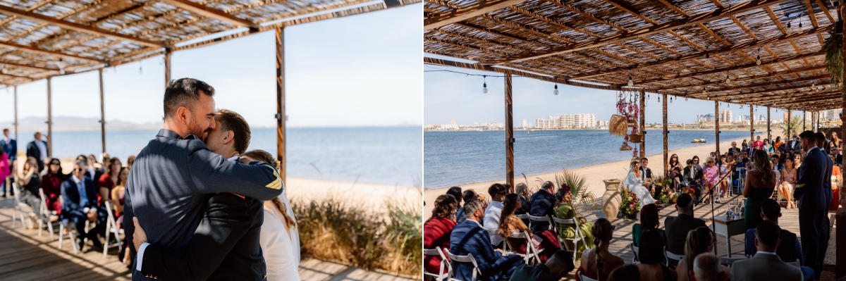Fotografia de boda en La Manga Boda en el Parador del Mar Menor