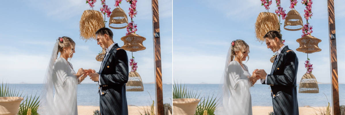 Fotografia de boda en La Manga Boda en el Parador del Mar Menor