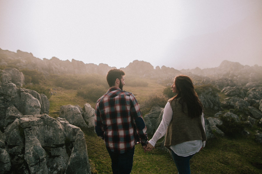 Sesion de pareja en los lagos de covadonga
